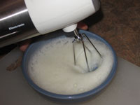 계란 흰자 치기