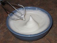 계란 흰자 치기