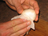 버섯 손질 및 썰기