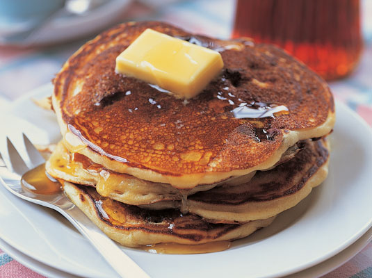 버터 우유 팬케이크