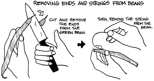 신선한 녹색 콩을 만드는 방법