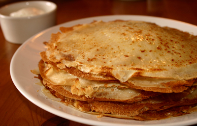 IBS 친화적 인 버터 버터 팬케이크