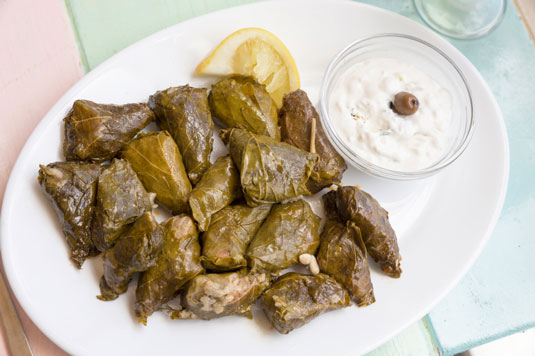 박제 포도 잎 (Dolmades Nistisimi, Dereve Pattoug)